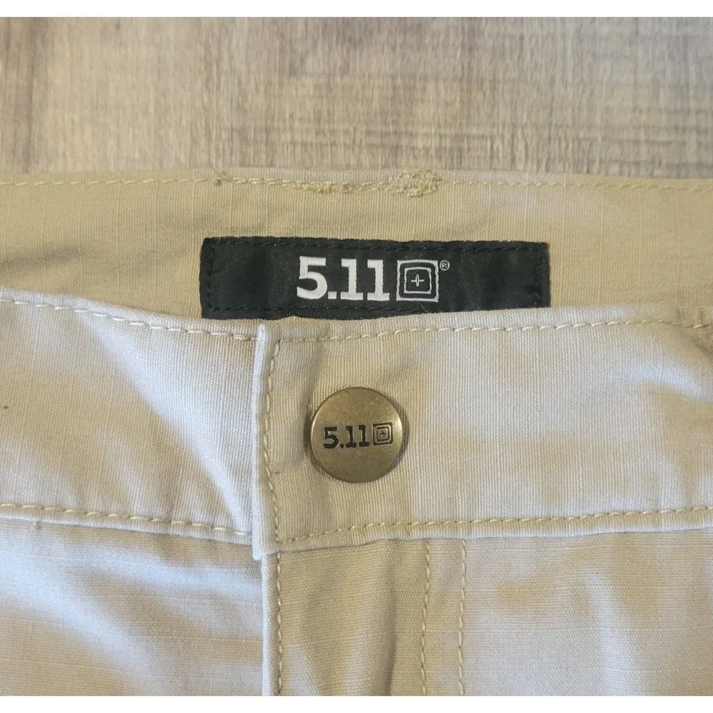 5.11 Tactical Mens 30x34 74273 Cargo Utility Work Pants Beige Khaki Tan